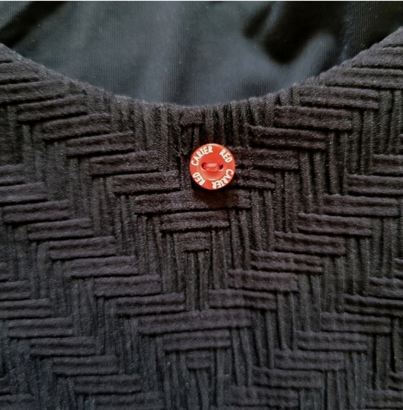 Red Carter Twilight Cruz Black Cut-Out One Piece Swimsuit, Size S | Chevron - Picture 6 of 9